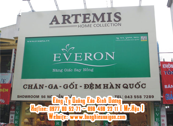 bảng hiệu quảng c&aacute;o b&igrave;nh dương